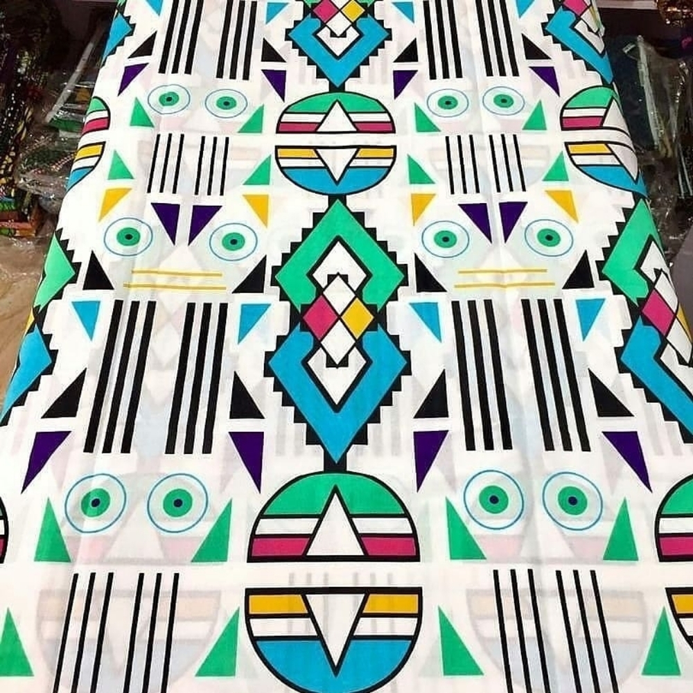 Tribal African ankara fabric sold pe…